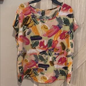 Colorful Abstract Women's Top